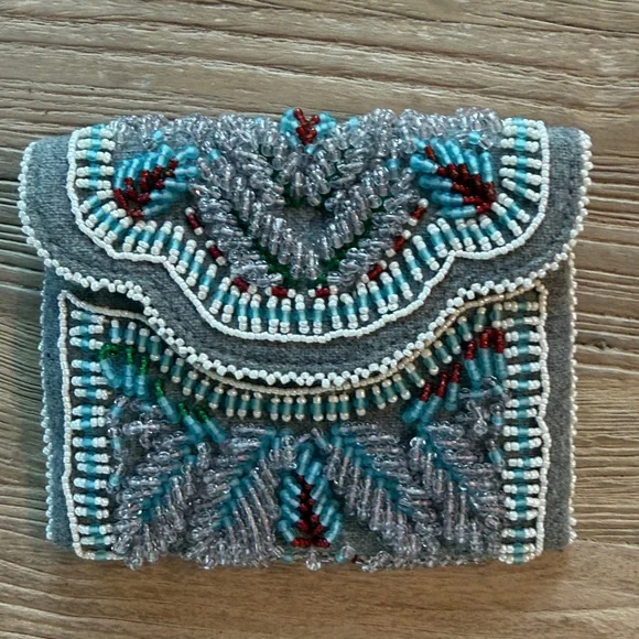 Tory burch Embroidered Beaded Women’s wallet - Picture 4 of 6